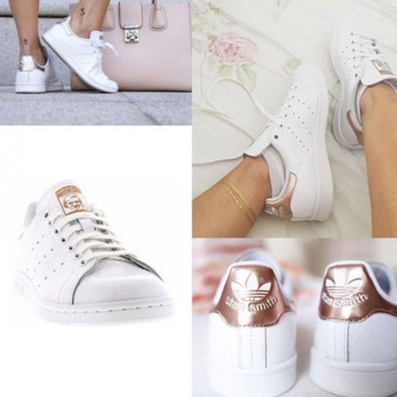 rose gold stan smiths